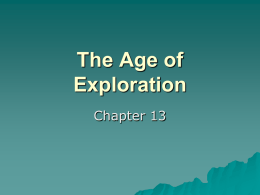 Ch.13 – The Age of Exploration