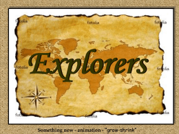 Explorers Powerpoint - Donna Reynolds