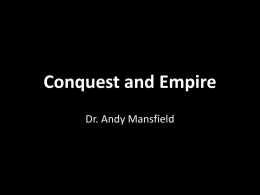 Conquest and Empire