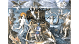 Chapter 15 The Maritime Revolution, to 1550