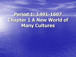 Period 1 1491-1607 Powerpoint