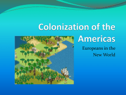 Colonization of the Americas