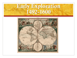 Spanish Exploration 1492-1600