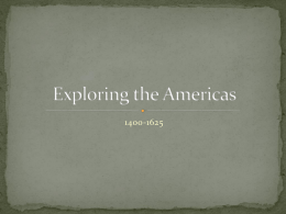 Exploring the Americas