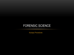Forensic Science - McEachern High School