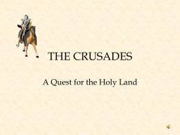THE CRUSADES - Canyon ISD / Overview