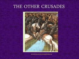 The Other Crusades - Berkeley Heights Public Schools