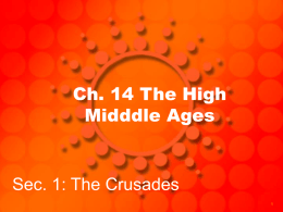 Ch. 14 The High Midddle Ages