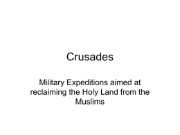 Crusades - wchsfurr
