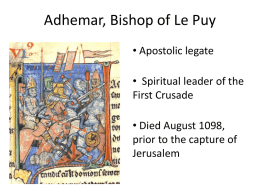 Adhemar, Bishop of Le Puy