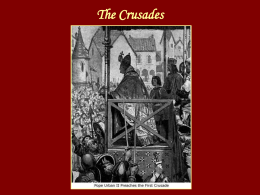 The Crusades - Kingsley Area Schools
