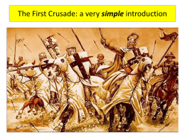 The First Crusade Game