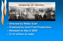 MOVIE REVIEW - Kingdom of Heaven