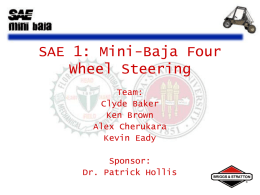 SAE 1: Four Wheel Steering
