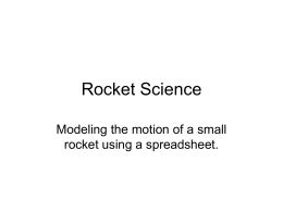 Rocket Science Lab PPT