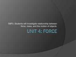 Unit 4: Force