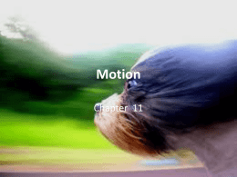 PS Unit 2 Motion