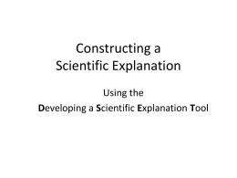 Pinball Launcher and Scientific Explanations Powerpoint