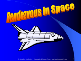 Rendezvous In Space - MathInScience.info.