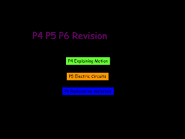 New P4 P5 P6 Revision