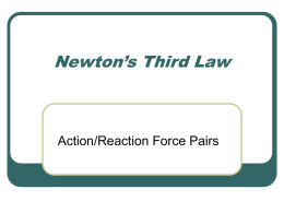 Newton 3rd law