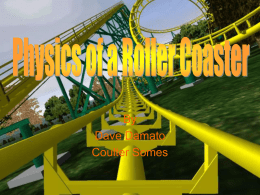 Physics of a Rollercoaster