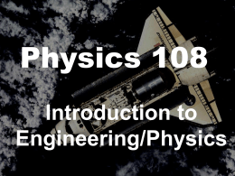 Introduction to ENGR 111 - Physics & Astronomy | SFASU