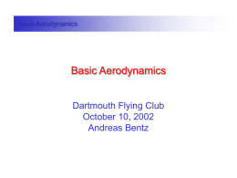 Basic Aerodynamics - Dartmouth Flying Club