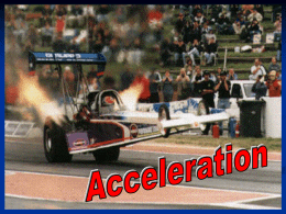 Acceleration - Science with Mr. Noon