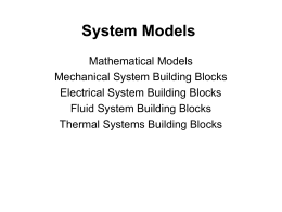 System Models - University of Ottawa