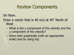 Aim: How can we add two vectors together acting on a point?