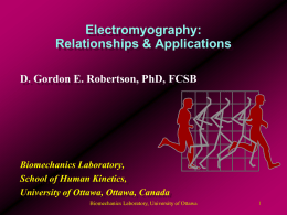 Electromyography: Processing