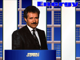 Blank Jeopardy Game - Mr. Medic