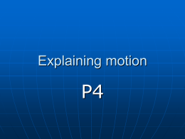 Explaining motion revision slides