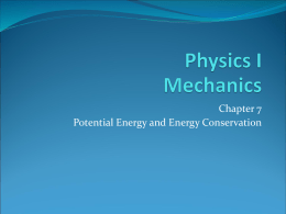 Physics I Mechanics