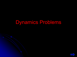 Dynamics Problems - The Burns Home Page