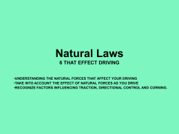 Natural Laws - Washington County School District