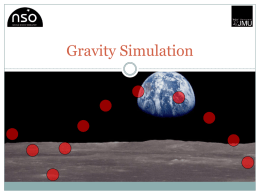 Gravity Simulation - National Schools' Observatory