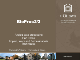 BioProc2 - University of Ottawa