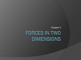 Forces in two dimensions