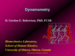 Dynamometry - University of Ottawa