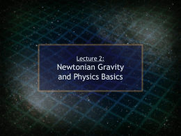 Blacks Holes Lecture 2 Slideshow