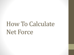 How To Calculate Net Force
