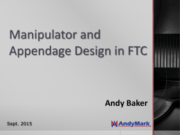 Appendages and Manipulators in FTC - Files-