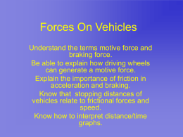 Forces On Vehicles - science