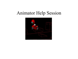 Animator Help Session