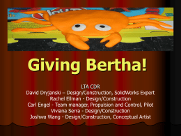 Giving Bertha