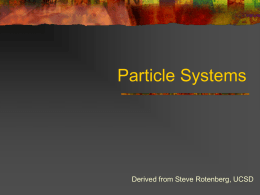 ParticleSystems - Computer Science and Engineering
