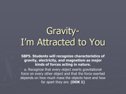 Gravity- I`m Attracted to You