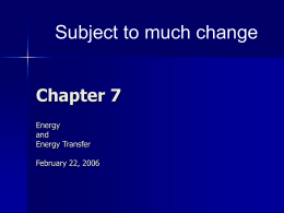 Chapter 7 - UCF Physics